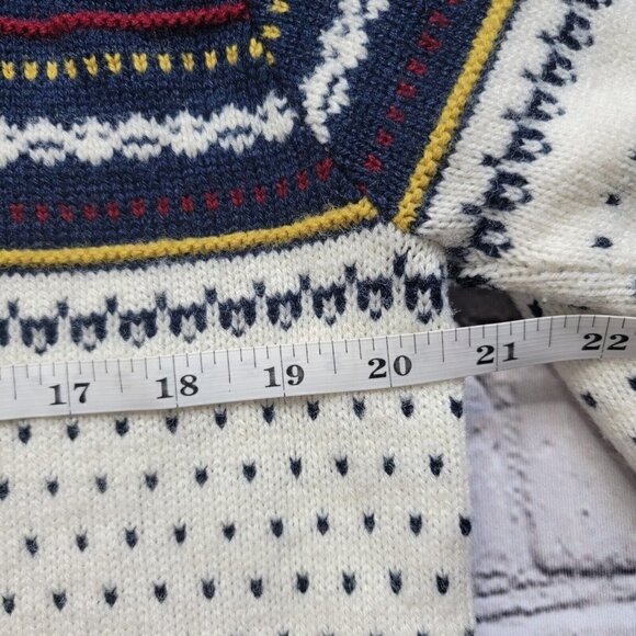 Vintage Alps Knitmeister Nordic Winter Ski Cardigan Sweater Size XL - Picture 12 of 12